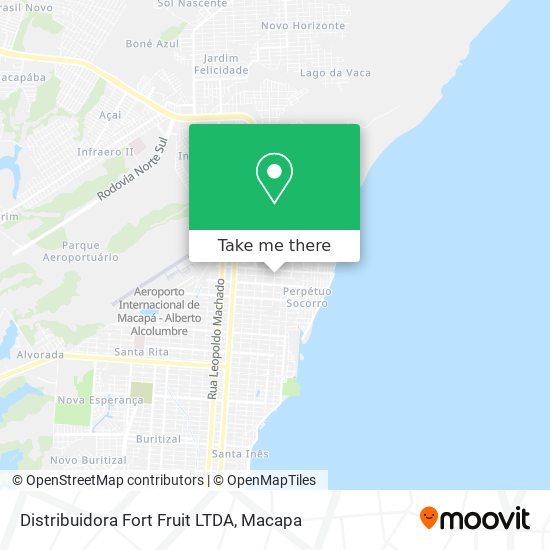 Distribuidora Fort Fruit LTDA map