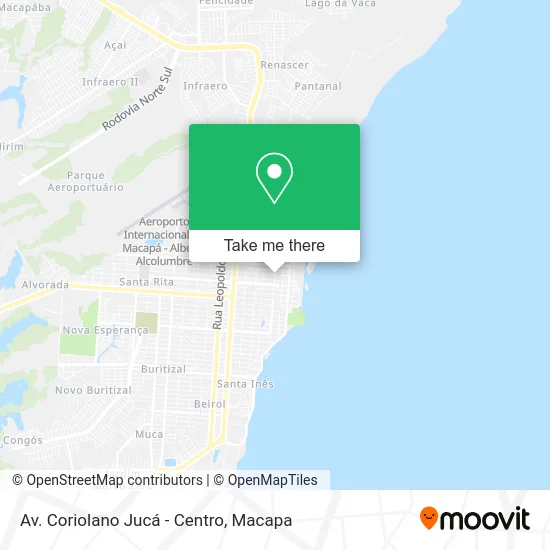 Av. Coriolano Jucá - Centro map