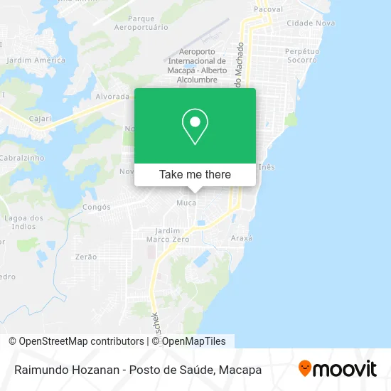 Raimundo Hozanan - Posto de Saúde map