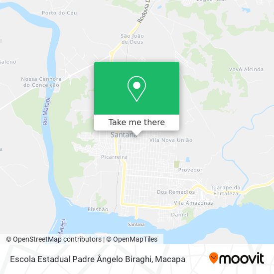 Escola Estadual Padre Ângelo Biraghi map