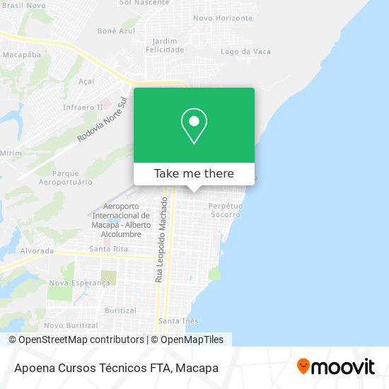 Apoena Cursos Técnicos FTA map