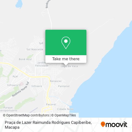 Praça de Lazer Raimunda  Rodrigues Capiberibe map