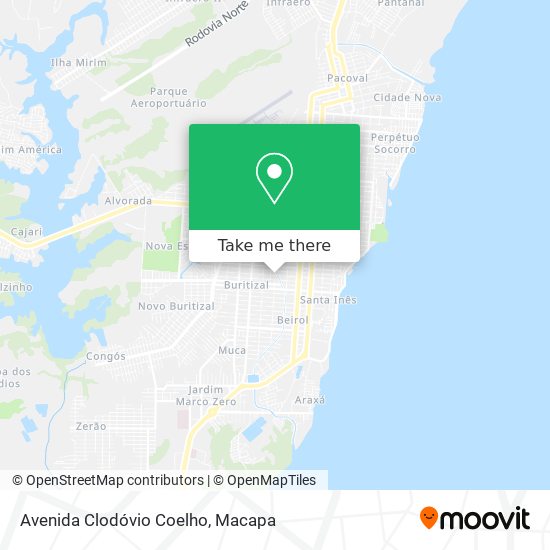 Avenida Clodóvio Coelho map