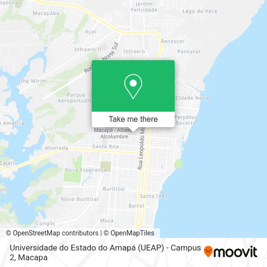 Universidade do Estado do Amapá (UEAP) - Campus 2 map