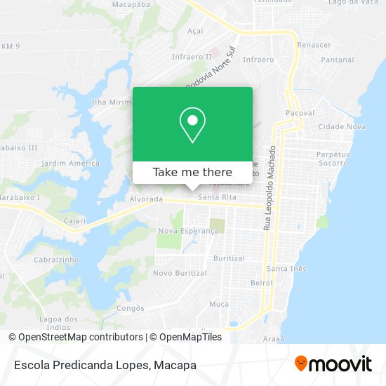 Mapa Escola Predicanda Lopes