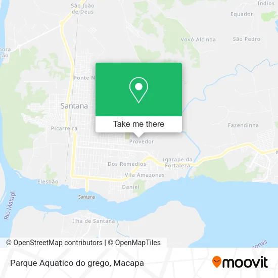 Parque Aquatico do grego map