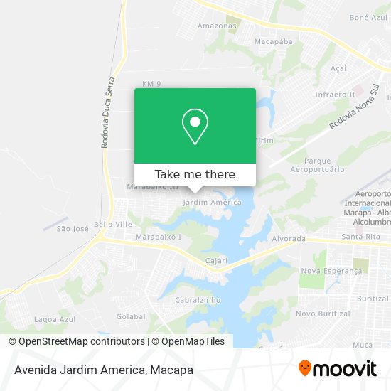 Avenida Jardim America map