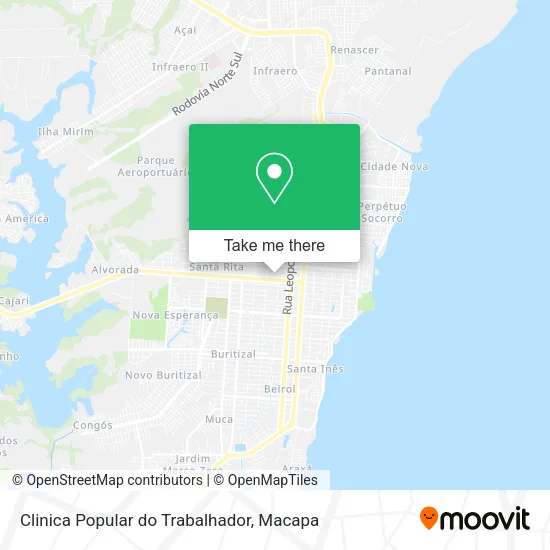 Clinica Popular do Trabalhador map