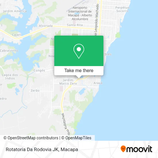 Rotatoria Da Rodovia JK map