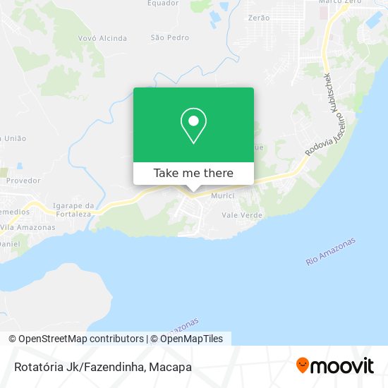 Rotatória Jk/Fazendinha map