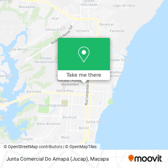 Junta Comercial Do Amapá (Jucap) map