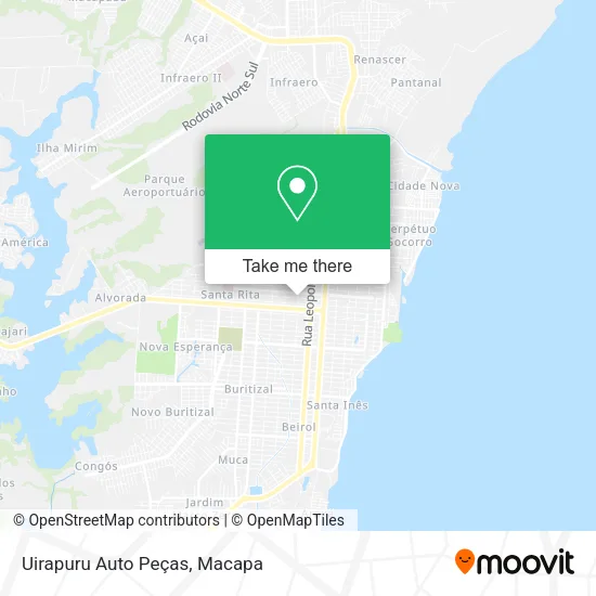 Uirapuru Auto Peças map