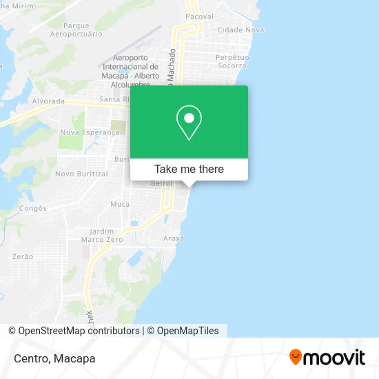 Centro map
