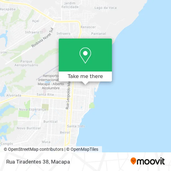 Rua Tiradentes 38 map