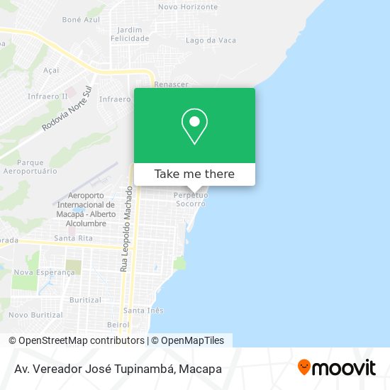 Av. Vereador José Tupinambá map