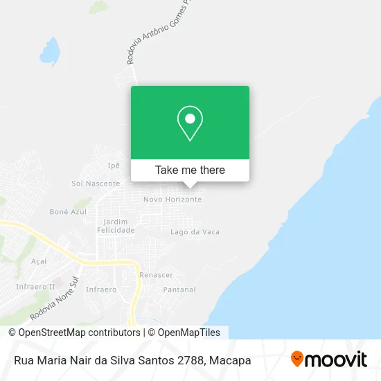 Rua Maria Nair da Silva Santos 2788 map
