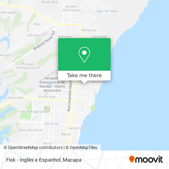Fisk - Inglês e Espanhol map