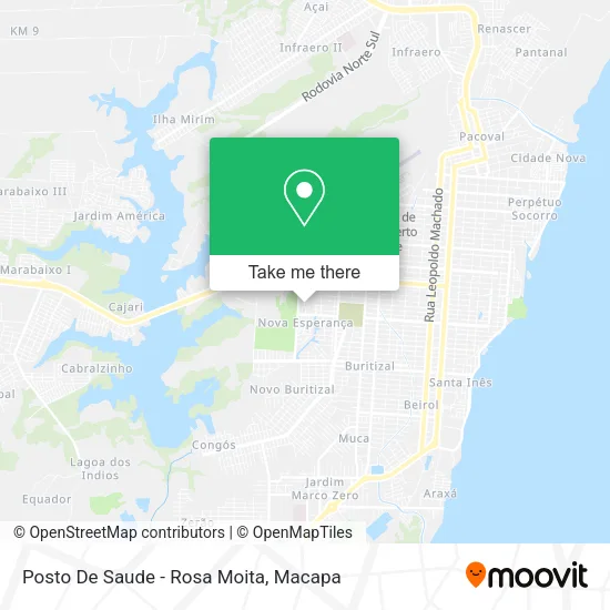 Posto De Saude - Rosa Moita map