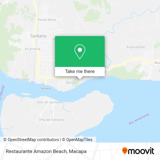 Restaurante Amazon Beach map