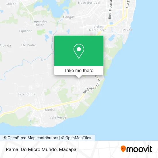 Ramal Do Micro Mundo map