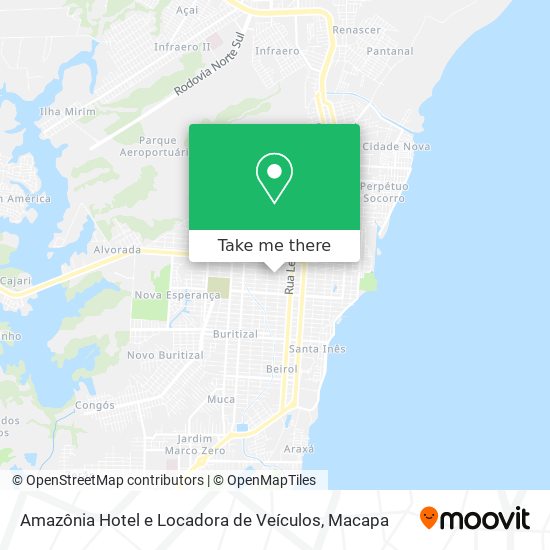 Amazônia Hotel e Locadora de Veículos map