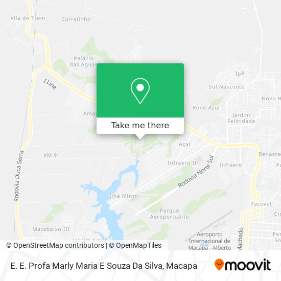 E. E. Profa Marly Maria E Souza Da Silva map