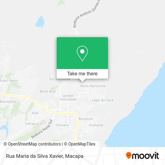 Rua Maria da Silva Xavier map