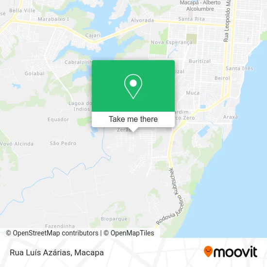 Rua Luís Azárias map