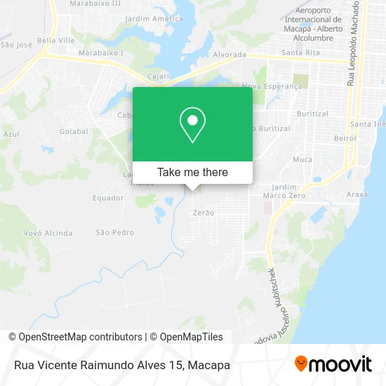 Rua Vicente Raimundo Alves 15 map
