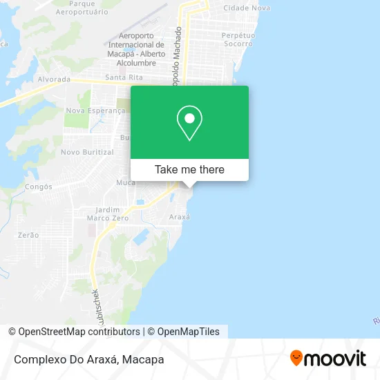 Complexo Do Araxá map