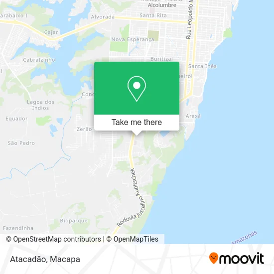 Atacadão map