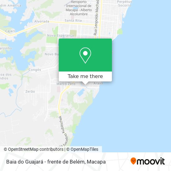 Baia do Guajará - frente de Belém map