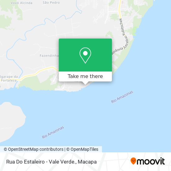 Rua Do Estaleiro - Vale Verde. map