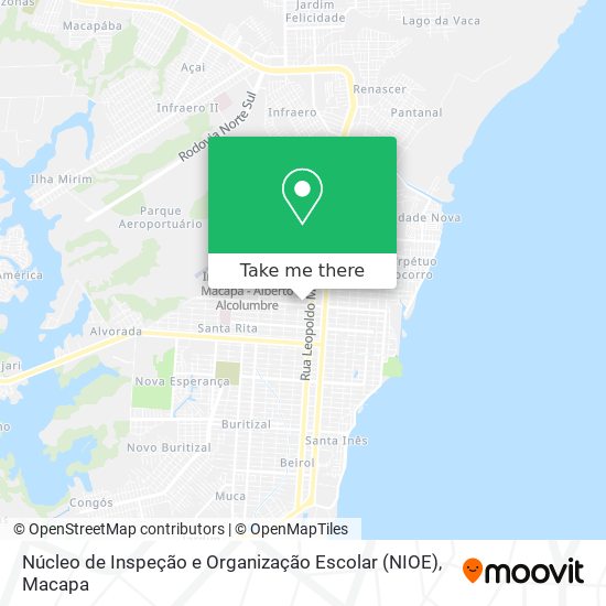 Núcleo de Inspeção e Organização Escolar (NIOE) map