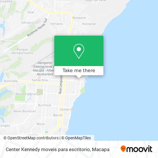 Center Kennedy moveis para escritorio map