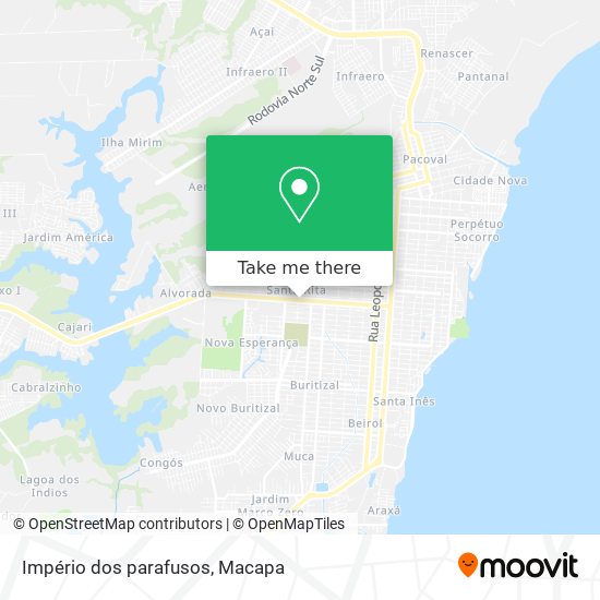 Império dos parafusos map