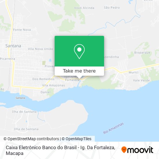 Caixa Eletrônico Banco do Brasil - Ig. Da Fortaleza map