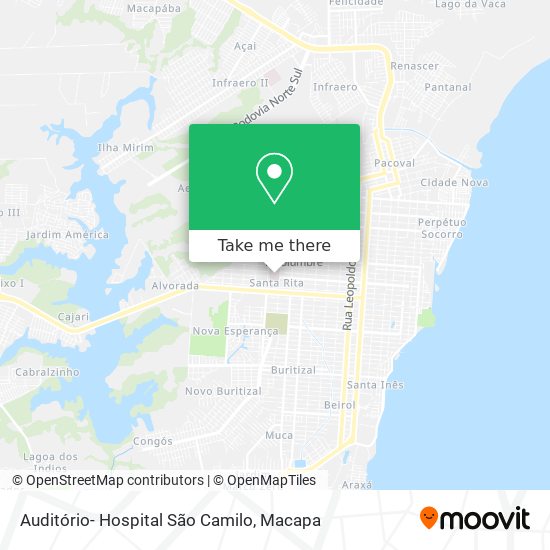 Auditório- Hospital São Camilo map