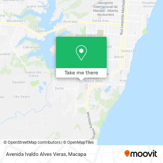 Mapa Avenida Ivaldo Alves Veras