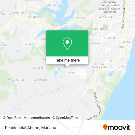 Residencial Abdon map