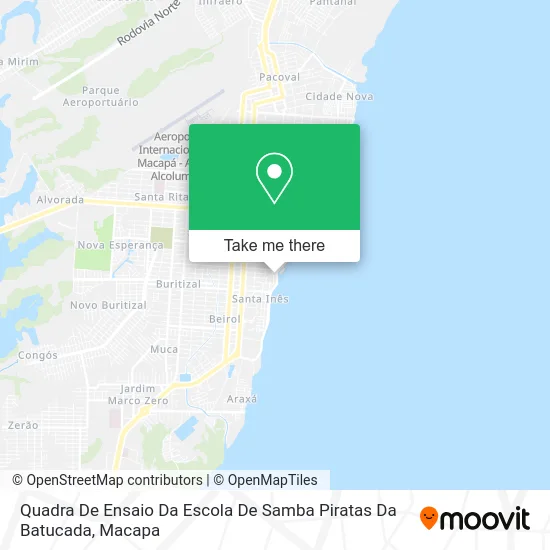 Quadra De Ensaio Da Escola De Samba Piratas Da Batucada map