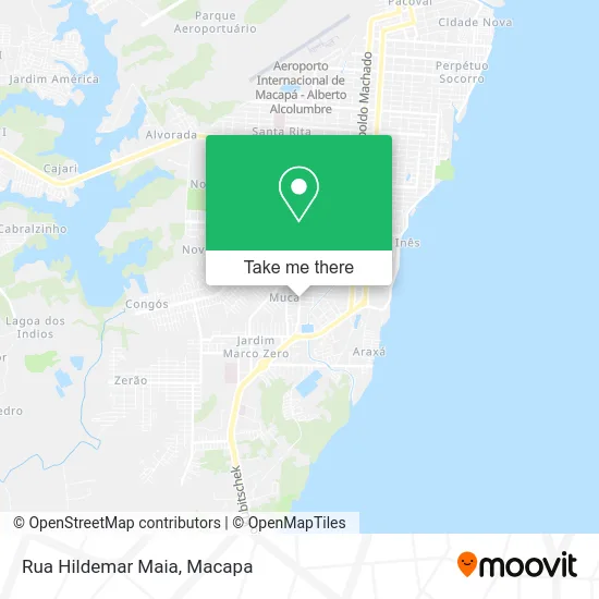 Rua Hildemar Maia map