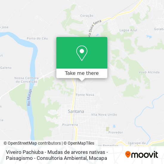 Mapa Viveiro Pachiuba - Mudas de arvores nativas - Paisagismo - Consultoria Ambiental