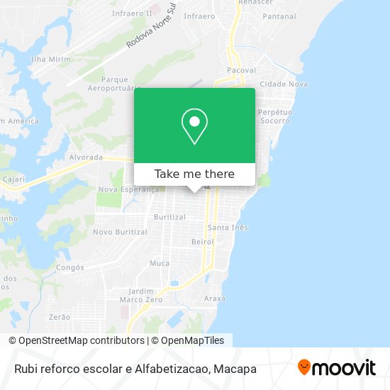 Rubi reforco escolar e Alfabetizacao map