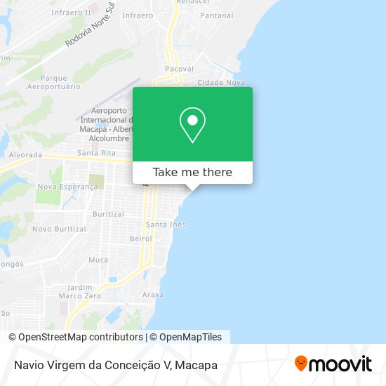 Navio Virgem da Conceição V map