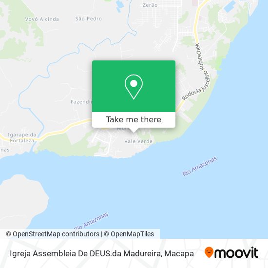 Igreja Assembleia De DEUS.da Madureira map