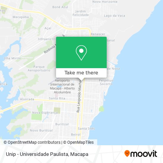 Unip - Universidade Paulista map