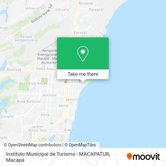 Instituto Municipal de Turismo - MACAPATUR map