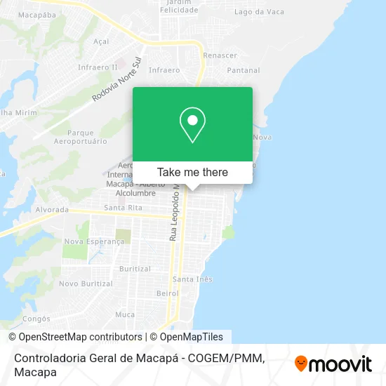 Controladoria Geral de Macapá - COGEM / PMM map