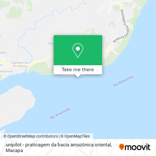 unipilot - praticagem da bacia amazônica oriental map